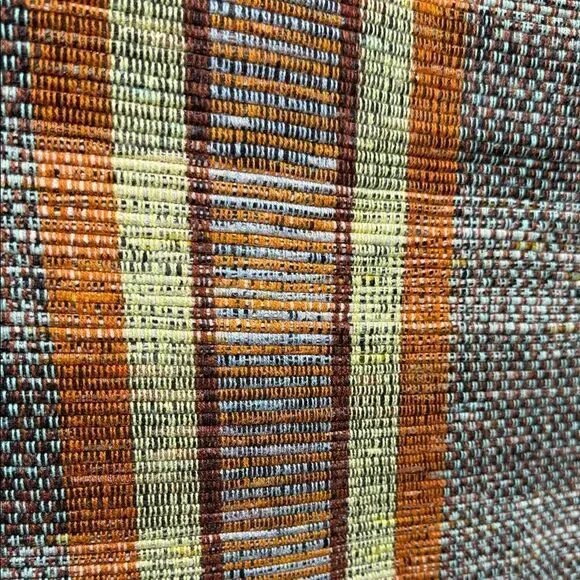 Vintage Rag Rug Striped Woven - Picture 2 of 2